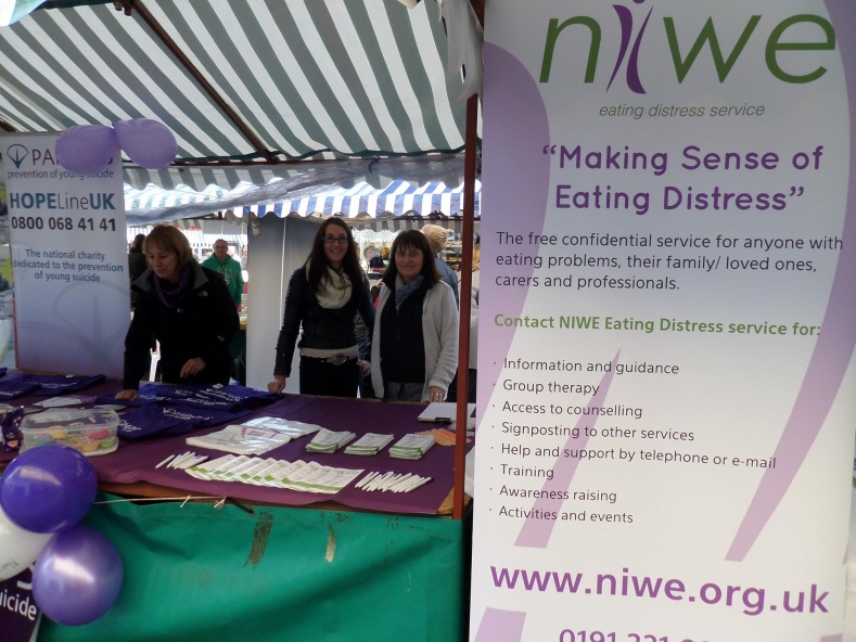 NIWE supports people with eating distress/disorders in the North East.